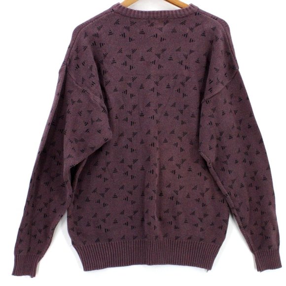 Vintage Motto Red Dot Crewneck Sweatshirt Red Pullover All Over Print Size XL - Picture 6 of 8